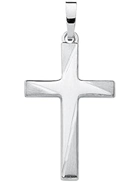 Kreuz Anhänger / Kettenanhänger aus 585 Weißgold 14 Karat
