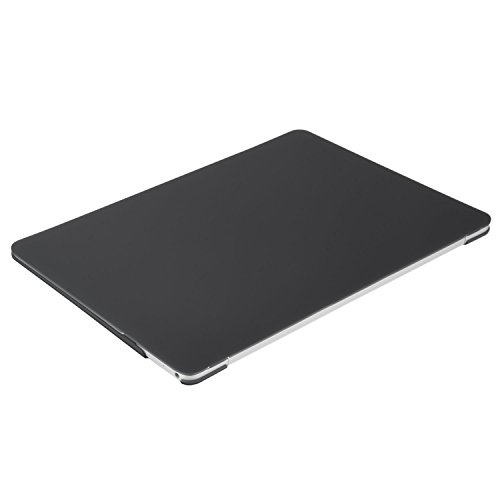 MOSISO Ultra Slim Plastik Hartschale Schutzhülle Hülle Snap Case für Neu MacBook Pro 12 Zoll mit Retina Display A1534, Schwarz - 6