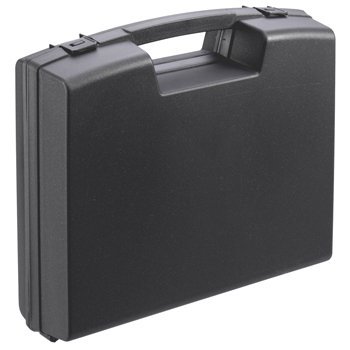 Preisvergleich Produktbild Kunststoffkoffer leer in schwarz, stapelbar, Außenmaß: 280x240x76 mm