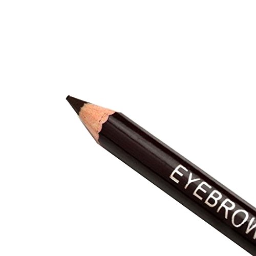Women Waterproof Eyebrow Pencil With Brush Make Up Leopard Cosmetic Beauty Tool 2#Dark Brown