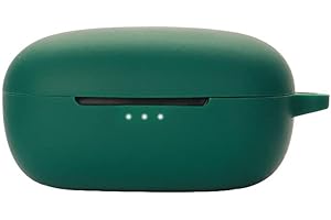 FTRONGRT Etui na słuchawki Bluetooth do Earfun Air Pro 3, odporne na wstrząsy silikonowe etui na słuchawki Bluetooth, kompatybilne słuchawki Bluetooth Earfun Air Pro 3, ciemnozielone