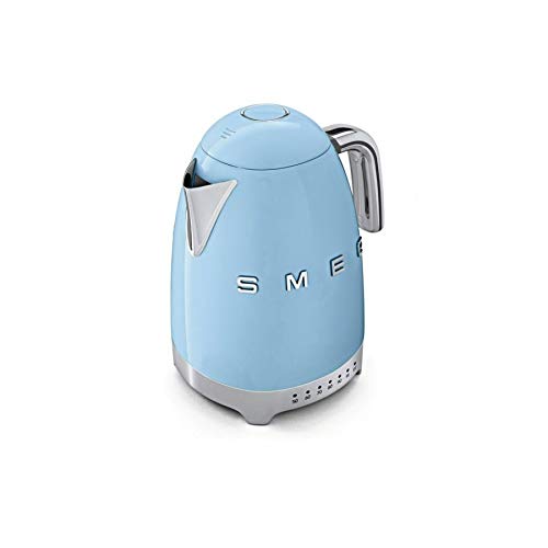 SMEG KLF04PBEU bouilloire électriques, Métal, 7 liters, Bleu Pastel