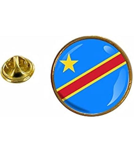 Akacha Pin's Métal Drapeau Centrafricain Avec Attache Papillon, 2,4x1,8 Cm