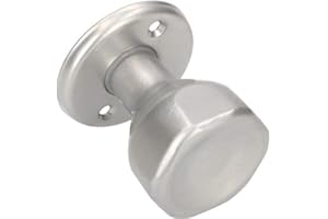 KOTARBAU® Türknauf Drehbar 5 Farbe Türbeschlag Türkugel Türgriff Stahl Lackiert Kugelknauf Türknopf Drehknauf Tür Tor Griff 1 St. Robust Top (Silber)