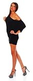 Mississhop Damen Shirt Bluse Sommer Sommershirt Carmenbluse Longshirt Tunika Bluse Pullover T-Shirt Tank Top Minikleid - 2