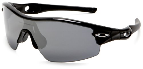Preisvergleich Produktbild Oakley Radar Jet Black / Black Iridium Polarized Sunglasses (09-680)