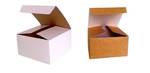 Packung mit 10 x Selbstmontage Geschenkbox (Code#B) Karton Flach Packung Selbstmontage Geschenkbox passend für Schokoladen, Juwelen, Klein Geschenke