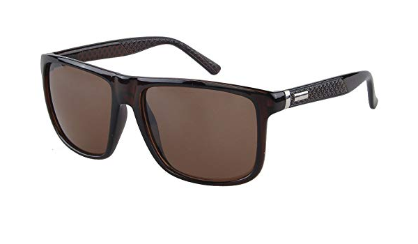 Dielay - Occhiali da sole unisex, protezione UV400, classe 3, lenti da 55  mm marrone M : Amazon.it: Abbigliamento