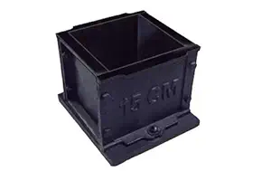 VANTI International Concrete Cast Iron Cube Mould Perfect Casting Oiled Surface for Long Life  Heavily Packed for Complete Safety in Transportation - 150x150x150mm (Regular 7 Kgs, 1 Pc.)