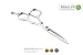 BS-2101 Suvorna 6" Razeco e10 Precision Razor Edge Stainless Steel Barber Scissors Shears. Hair Styling, Trimming & Cutting. Lifetime Warranty. Razor Sharp Perfect for Salons & Home Use