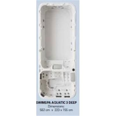 JARDI CASH SWIMSPA AQUATIC 3 DEEP 5,80x2,24x1,55m