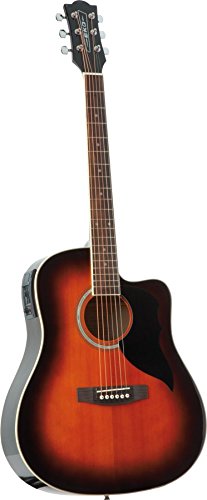 Chitarra acustica elettrificata Eko Ranger CW EQ Brown Sunburst VAN-3L