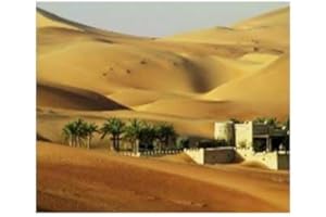 PERAGASHOP Fondo de papel con paisaje desierto 70 x 50 cm para belén