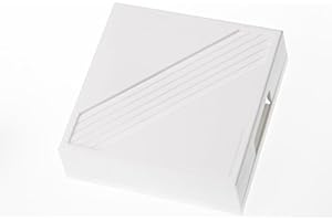 HUBER due tono suoneria meccanico per porta d'ingresso I Meccanico campanello casa porta I porta Chime batteria operata 80 dB (A), campanello 8V-12V