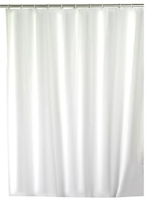 Wenko 19145100 Rideau de Douche Blanc Textile Dimensions 120 x 200