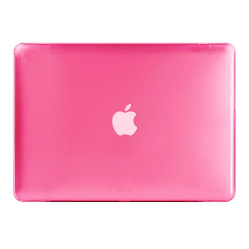 kwmobile Crystal Hülle für Apple MacBook Air 13″ (ab Mitte 2011) Hard Case – dünne durchsichtige transparente Schutzhülle Cover Tasche Pink Transparent - 2