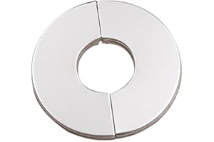 ABCSWEET Acciaio inossidabile Diviso Rotondo Piastra Rosetta Parete Flangia Divisa Per Tubi Con 24/28/35/42/51 Mm Diametro Accessori Bagno Rosette Piastra di Copertura Rubinetto