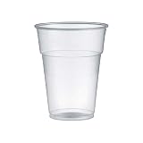 Kristal - Lote de 300 vasos de plástico, de 200 ml, para agua, bebidas,...