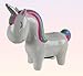 Produktbild Spardose aus Keramik Einhorn Luna weiss mit Regenbogenschweif 21x7x19cm