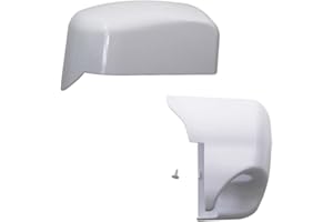 CANJPTON Coperchio terminale bianco polare compatibile con tenda Fiamma F45i sinistra destra per ricambio camper 98655-014