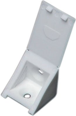 Prunier 101+ Systemtac Boîte de 100 Equerres simple à 2 trous Blanc