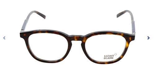 Preisvergleich Produktbild Montblanc Herren Mont Blanc Mb0639 Brillengestelle, Mehrfarbig, 50