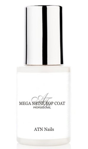 ATNails HIGH GLOSS - quick dry MEGA SHINE TOP COAT 6ml