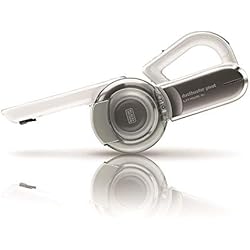 Black & Decker PV1820L-QW Aspirateur à Main sans fil-18 V-Autonomie : 10 Min-Charge complète : 4h-Prolongateur intégré et Brosse rétractable, 440 milliliters, Chrome