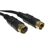 S-Video-Kabel (vergoldete Stecker, 1 m)