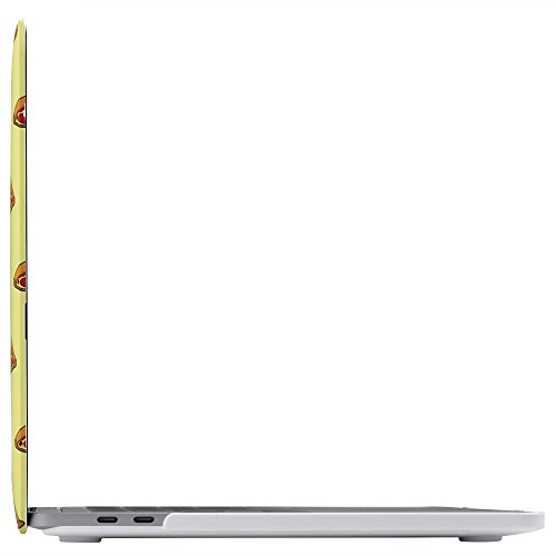 iDOO MacBook Schutzhülle / Hard Case Cover Laptop Hülle [Für 2016 MacBook Pro 15 Zoll mit Touch Bar: A1707] – matt, Pizza - 4