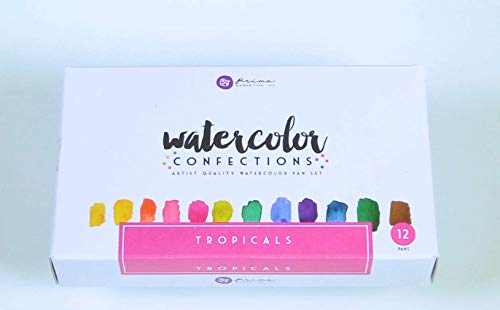 Prima Marketing Prima Watercolor Confections padelle Tropicals-Watercolor