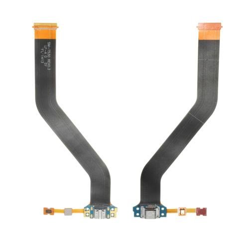 Dock Connector Ladebuchse Lade Port Mikro USB für Samsung Galaxy Tab 4 10.1 inch T530 T531 T535 inkl Flexkabel Mikrofon und Home Button Schluss vorinstalliert inkl. 2 x Schraubenzieher und Plectrum für einfachen Einbau MMOBIEL - 9