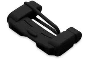 AUTOZOCO Auto-Sicherheitsgurt-Schnalle, Silikonhülle für Sicherheitsgurtschnalle, Silikon-Schnalle für Sicherheitsgurte, Universal, Schwarz