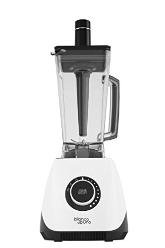 Bianco Panda weiß Hochleistungs-Mixer/Standmixer + Thermometer-Stampfer + Smoothie-Flasche + Grüne-Smoothies-Startklar-Guide (Smoothie Maker mit 30000 Umdrehungen/min. 1400 Watt) - 4