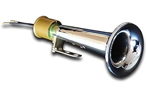 ARDILLION UNIVERSAL 24V AIR HORN WOLF WHISTLE CHROME TRUMPET FOR TRUCK LORRY BUS CHASSIS TRAILER TRACTOR WAGON