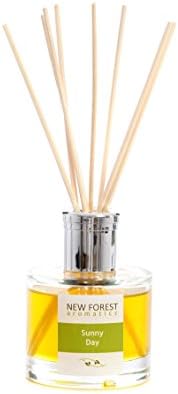 New Forest AromaticsSunny Day Reed Diffuser 100ml - Beautifully scented with bergamot, may chang, lemon & grapefruit.