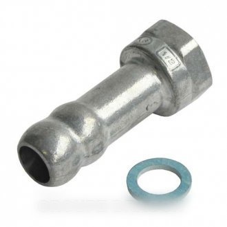FAGOR - TETINE GAZ NATUREL 1/2" FEMELLE + JOINT POUR TABLE DE CUISSON FAGOR