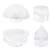 Produktbild Homitt 4pcs Power Spin Scrubber Ersatz Brush Köpfe, elektrische Schnurlose Wanne und Fliesen Scrubber Kopf Bürsten für Bad, Boden, Wand und Küche-Weiß