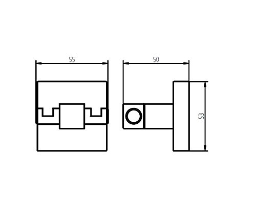 Haceka 1123419 Mezzo Chrome, Doppelhaken - 4