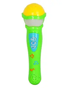 Caimito Musical Microphone Singing Mic Toy with Lights Assorted Color Set of 1