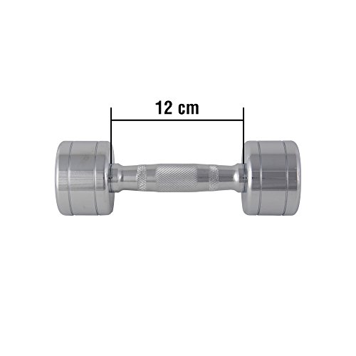 Chrom Hanteln Paar Gerändelter Griff 1 – 30 kg Kurzhantel Set - 4