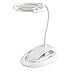 Produktbild SXYULQQZ Lupen-Klemmlampe: Dimmbare LED-Linse, 3X 8X verstellbare Schwenkarm-Nutzleuchte, Schreibtisch, Tisch, Aufgabe, Handwerk, Schmuck, Nähen, Werkbank