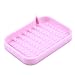 Produktbild Idiytip Silikonseifenschale Seifenhalter für Dusche Badezimmer, Pink