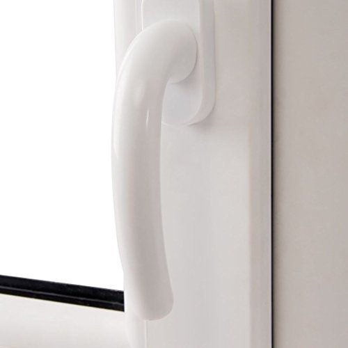 vidaXL Ventana Triple Acristalamiento Manilla Derecha PVC Blanco 500x750 mm - vidaXL