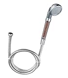 Filtro iónico propiedades Ahorro de agua Eco iónica 7,8 cm gran filtración de cloro de ducha cabeza de ducha (manguera de ducha pluse) para piel seca y pelo