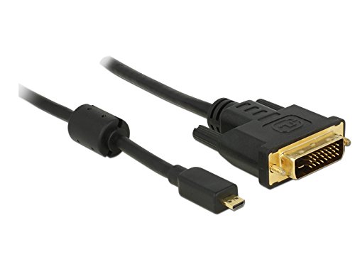 DELOCK Kabel Micro HDMI D Stecker > DVI 24+1 Stecker 1 m