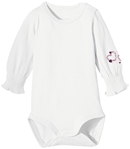 Name It Girl's NITJENNY NB SO Long Sleeve Body 415 Pyjama Top, Bright White, 3-6 Months (Manufacturer Size:68)