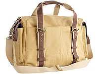 Xcase Canvas-Tasche mit Notebookfach 38 x 27 x 3 - 6