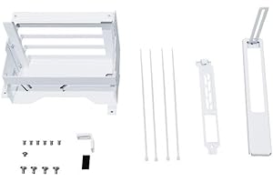 Lian Li O11DEXL-1W - Soporte de Montaje Vertical para GPU O11D EVO XL, Color Blanco