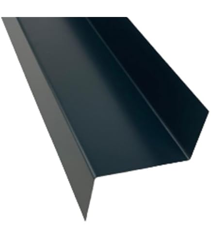 Alu U-Profil Anthrazit - Abdeckprofil 40x50mm Für Kantenschutz & Einfassungen